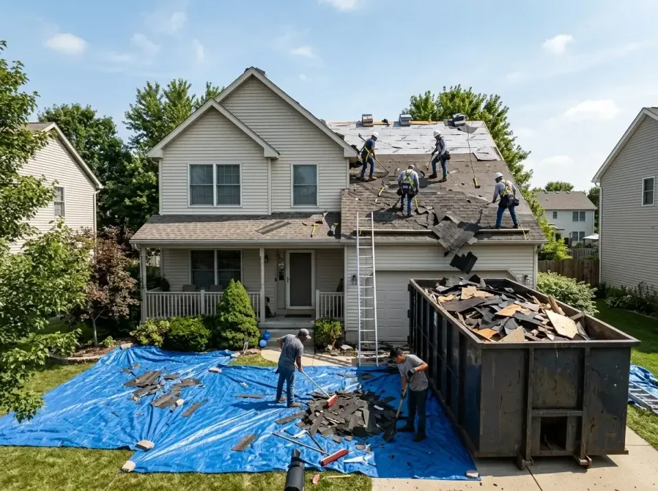 roof-replacement-debris-remova-004 — frequently asked questions, Cheapest Dumpster Rentals in Guntersville, AL